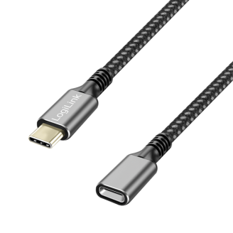CABLU alimentare si date LOGILINK, pt. smartphone, USB 3.2, USB Gen Type-C (T) la USB Type-C (M), 2m, PD 100W, 2 x ecranat, aluminiu, negru&gri, CABLU alimentare si date LOGILINK, pt. smartphone, USB 3.2, USB Gen Type-C (T) la USB Type-C (M), 2m, PD 100W, 2 x ecranat, aluminiu, negru&gri,