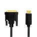 DisplayPort cable, DP 1.2 to DVI, 5m 