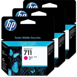 Tri-Pack Original HP Magenta, nr.711, pentru DesignJet T120|T520, , (timbru verde 0.45 lei), Tri-Pack Original HP Magenta, nr.711, pentru DesignJet T120|T520, , (timbru verde 0.45 lei),
