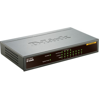 SWITCH PoE D-LINK 8 porturi 10/100Mbps (4 PoE), IEEE 802.3af, carcasa metalica, SWITCH PoE D-LINK 8 porturi 10/100Mbps (4 PoE), IEEE 802.3af, carcasa metalica,