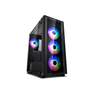 CARCASA DEEPCOOL MATREXX 50 ADD-RGB 4F, Middle Tower E-ATX, fara sursa, sticla securizata, 4xfan, USB 2.0x2, USB 3.0x1, Jack 3.5mmx2, mesh, add RGB 
