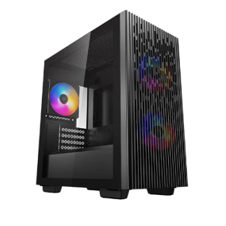 CARCASA DEEPCOOL MATREXX 40 3FS, Mini Tower M-ATX, fara sursa, sticla securizata, 3xfan, USB 2.0 x 1,USB 3.0 x 1,Jack 3.5mmx1,mesh pt. filtrare praf 