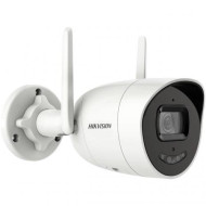 CAMERA IP Hikvision, bullet pt. interior | exterior, dist. IR 30 m,  tip lentila fixa 2.8 mm, 2 Mpx, slot SD card, 