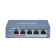 SWITCH PoE HIKVISION,  port 10/100 x 4, unmanaged, nerackabil, carcasa metalica, 