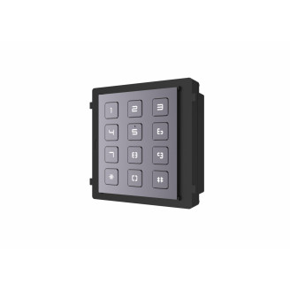 MODUL extensie HIKVISION, pt videointerfon cu tastatura, permite formarea codului de apartament/acces, montaj aplicat/ingropat (acc. neincluse), ilum pe timp de noapte 