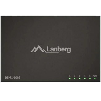 Switch Lanberg DSM1-1005 5X 1GB/S Switch Lanberg DSM1-1005 5X 1GB/S