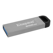 MEMORIE USB 3.2 KINGSTON 256 GB, clasica, carcasa metalic, argintiu, 