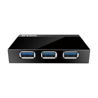 HUB extern D-LINK, porturi USB: USB 3.0 x 4, conectare prin USB 3.0, alimentare retea 220 V, negru, HUB extern D-LINK, porturi USB: USB 3.0 x 4, conectare prin USB 3.0, alimentare retea 220 V, negru,