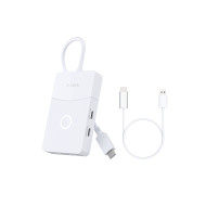 HUB extern D-LINK conectare PC USB Type-C, porturi: 1 x HDMI 1.2 wireless pana la 30m, 1 x USB 3.0 Type-A, 2 x USB 3.0 Type-C, 1 x wired HDMI 2.0 4K/60Hz, 