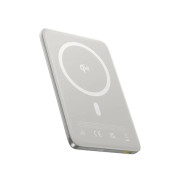 POWER BANK Baseus PicoGo AM41 Ultra-Slim Qi2 Magnetic Wireless, capacitate 10000mAh 27W, 1 x USB Type-C, include cablu USB Type-C la USB Type-C 30cm, titanium 
