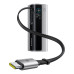 POWER BANK Baseus EnerGeek GR11, 20000mAh, 145W, 2 x USB Type-C, 1 x USB, cablu integrat USB Type-C, display, argintiu, 