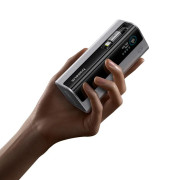 POWER BANK Baseus EnerGeek GR11, 20000mAh, 145W, 2 x USB Type-C, 1 x USB, cablu integrat USB Type-C, display, argintiu, 