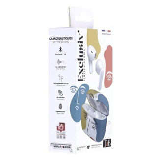 XCLUSIV- TWS ART 3 Earphones with Charging case - Yellow and White EBXART3 (timbru verde 0.18 lei)