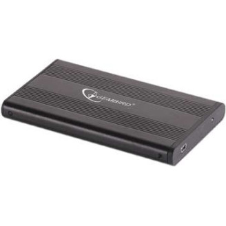 RACK extern GEMBIRD, pt HDD/SSD, 2.5 inch, S-ATA, interfata PC USB 2.0, aluminiu, negru, 