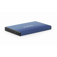 RACK extern GEMBIRD, pt HDD, 2.5 inch, S-ATA, interfata PC USB 3.0, aluminiu, albastru, 