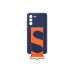 Galaxy S21 FE; Silicone Cover with Strap; Navy Galaxy S21 FE; Silicone Cover with Strap; Navy