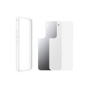 Galaxy S22; Frame Cover; Transparent 