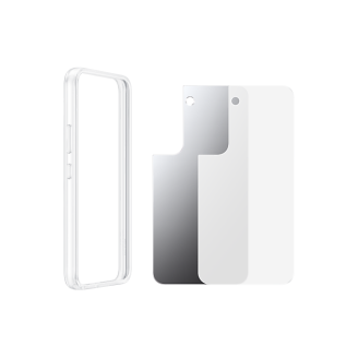 Galaxy S22; Frame Cover; Transparent 