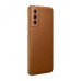 HUSA Smartphone Samsung, pt Galaxy S21+, tip back cover (protectie spate), piele, ultrasubtire, maro, 