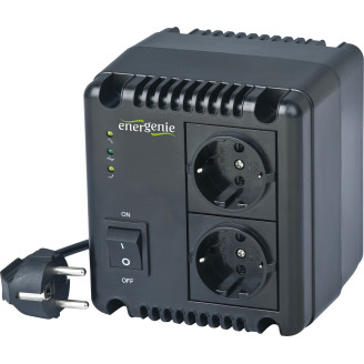 AVR GEMBIRD 1000VA/ 600W, 2 x socket Schuko, indicatie status cu LED, sinusoida pura, AVR GEMBIRD 1000VA/ 600W, 2 x socket Schuko, indicatie status cu LED, sinusoida pura,