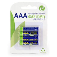ACUMULATOR GEMBIRD AAA (R3), 1.2V NiMH 850mAh, 4 buc., ACUMULATOR GEMBIRD AAA (R3), 1.2V NiMH 850mAh, 4 buc.,