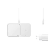 Wireless Charger Duo 15W Super Fast Wireless Charge; White Wireless Charger Duo 15W Super Fast Wireless Charge; White