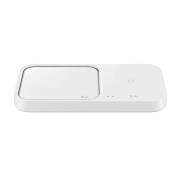 Wireless Charger Duo 15W Super Fast Wireless Charge; Travel Adapter 25W Super Fast Charge; USB-C to USB-C Cable, 1m; White Wireless Charger Duo 15W Super Fast Wireless Charge; Travel Adapter 25W Super Fast Charge; USB-C to USB-C Cable, 1m; White