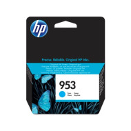 Cartus Cerneala Original HP Cyan, nr.953, pentru OfficeJet Pro 7720|7730|7740|8210|8218|8710|8720|8730, , (timbru verde 0.15 lei), 