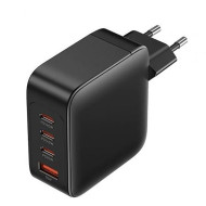 Alimentator retea Vention, 3 x USB-C (140W/140W/30W), 1 x USB-A (18W), GaN, PD, QC, Cablu USB-C 1.5m inclus, negru, 