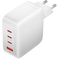 Alimentator retea Vention, 3 x USB-C (140W/140W/30W), 1 x USB-A (18W), GaN, PD, QC, Cablu USB-C 1.5m inclus, alb, 