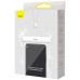 HUSA IMPERMEABILA Baseus, pentru smartphone diagonala maxima 7.2 inch, transparenta cu zip alb 