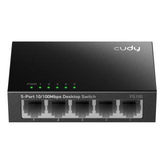 CUDY 5-Port 10/100 Mbps Metal Switch CUDY 5-Port 10/100 Mbps Metal Switch