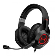 CASTI Edifier, cu fir, gaming, utilizare multimedia, microfon pe casca, detasabil, conectare prin USB 2.0, negru, 