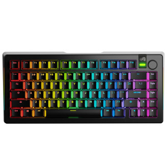 Glorious Tastatura mecanica GMMK 3 PRO 75% Prebuilt Wireless , USB-C, Fox Switches, US layout, 81 taste, Negru 