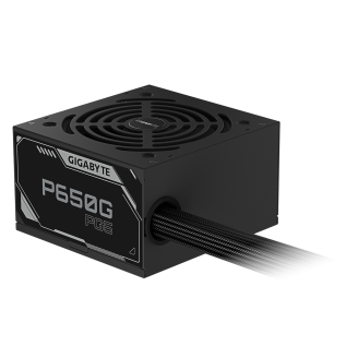 Sursa GIGABYTE GP-P650G PG5, 650W, 80 PLUS Gold, ATX 3.1, PCIe Gen 5.1, Negru Sursa GIGABYTE GP-P650G PG5, 650W, 80 PLUS Gold, ATX 3.1, PCIe Gen 5.1, Negru