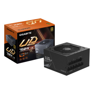 Sursa GIGABYTE GP-UD750GM PG5 V2, Full Modulara, 750w, 80 Plus Gold, ATX, Negru 
