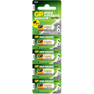 Baterie GP Batteries, Super Alcalina LR23 (23A) 12V alcalina, blister 5 buc. 23AF-U5, 