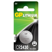 Baterie GP Batteries, butoni (CR2430) 3V lithium, blister 1 buc. 