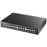ZYXEL | GS1900-24-EU0102F | GS1900-24 v2 | Switch | Smart Managed | Layer 2 | Rackmount | Porturi 24 Gigabit, 2 Gigabit SFP | Fanless, 