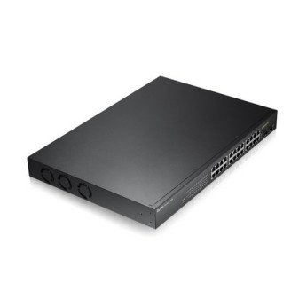 SWITCH. PoE ZyXel, port Gigabit x 24, SFP SFP x 2, managed, rackabil, carcasa metalica, SWITCH. PoE ZyXel, port Gigabit x 24, SFP SFP x 2, managed, rackabil, carcasa metalica,