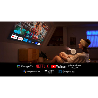 Videoproiector BenQ GV50, FHD 1920* 1080, up to 4K UHD (3840 x 2160), 20.000-30.000h, 500 ANSI lumeni, 16:9, 100.000:1, USB tip C, boxe 2* 4W,telecomanda, Smart, 2.1 kg Videoproiector BenQ GV50, FHD 1920* 1080, up to 4K UHD (3840 x 2160), 20.000-30.000h, 500 ANSI lumeni, 16:9, 100.000:1, USB tip C, boxe 2* 4W,telecomanda, Smart, 2.1 kg