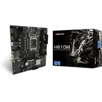 Placa de baza Micro ATX LGA 1700 DDR4 Gigabit Ethernet 228x216mm BIOSTAR H610MTE Placa de baza Micro ATX LGA 1700 DDR4 Gigabit Ethernet 228x216mm BIOSTAR H610MTE