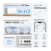 MESH MERCUSYS wireless, Wi-Fi 7 BE3600 Dual-Band, 3600 Mbps, 3× 1 Gbps Ports WAN/LAN,2.4 GHz|5 GHz,antena int x 4, standard 802.11be 