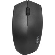 MOUSE Logilink, PC sau NB, wireless, BT 4.1 + 2.4GHz, optic, 1200 dpi, butoane/scroll 3/1, ergonomic, negru, 