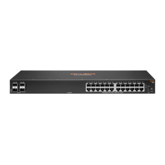 Hewlett Packard Enterprise Aruba 6100 24G 4SFP+ Managed L2 Gigabit Ethernet (10/100/1000) 1U Black, Hewlett Packard Enterprise Aruba 6100 24G 4SFP+ Managed L2 Gigabit Ethernet (10/100/1000) 1U Black,