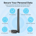 Adaptor retea Vention, extern, wireless, 2.4GHz, 5GHz, antena externa 6 dBi, IEEE 802.11a/b/g/n/ac, WIFI AC650, negru, Adaptor retea Vention, extern, wireless, 2.4GHz, 5GHz, antena externa 6 dBi, IEEE 802.11a/b/g/n/ac, WIFI AC650, negru,