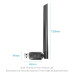 Adaptor retea Vention, extern, wireless, 2.4GHz, 5GHz, antena externa 6 dBi, IEEE 802.11a/b/g/n/ac, WIFI AC650, negru, Adaptor retea Vention, extern, wireless, 2.4GHz, 5GHz, antena externa 6 dBi, IEEE 802.11a/b/g/n/ac, WIFI AC650, negru,