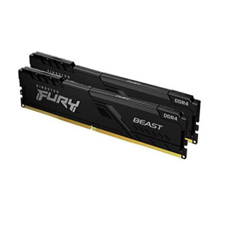 Memorie DDR Kingston FURY Beast DDR4 64 GB, frecventa 3200 MHz, 32 GB x 2 module, radiator, 