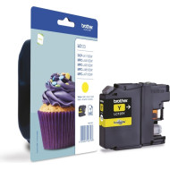 Cartus Cerneala Original Brother Yellow, LC123Y, pentru DCP-J4110| MFC-J4410|J4510|J4610|J4710|J6520|J6920, 600, (timbru verde 0.15 lei), 