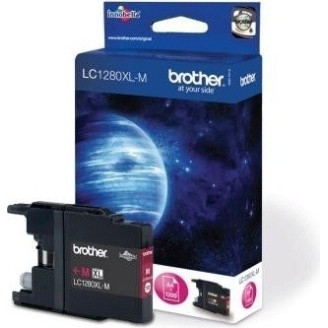Cartus Cerneala Original Brother Magenta, LC1280XLM, pentru DCP-J525|J725|J925|MFC-J430|J5910|J625|J6510|J6910, 1.2K, (timbru verde 0.15 lei), 